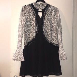 Boohoo Choker Lace Dress Size8
